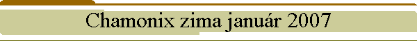 Chamonix zima janur 2007
