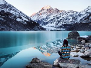 Západ Slnka na Mount Cook