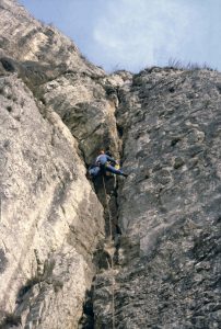 Kostolecké rebro - Uzlová špára, F. Piaček. Rok 1970