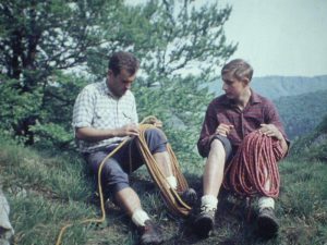 V Dračom sedle. L. Makay st., F. Piaček. Rok 1966