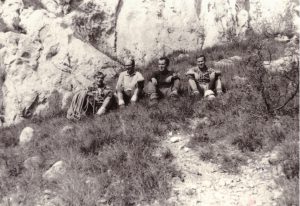 Pod Manínskoou Strážou. F. Piaček, J. Hošala, J. Skandera, H. Schreiberk. Rok 1969