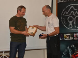 Ivan Janoško, Anton Pacek - predseda SHS JAMES